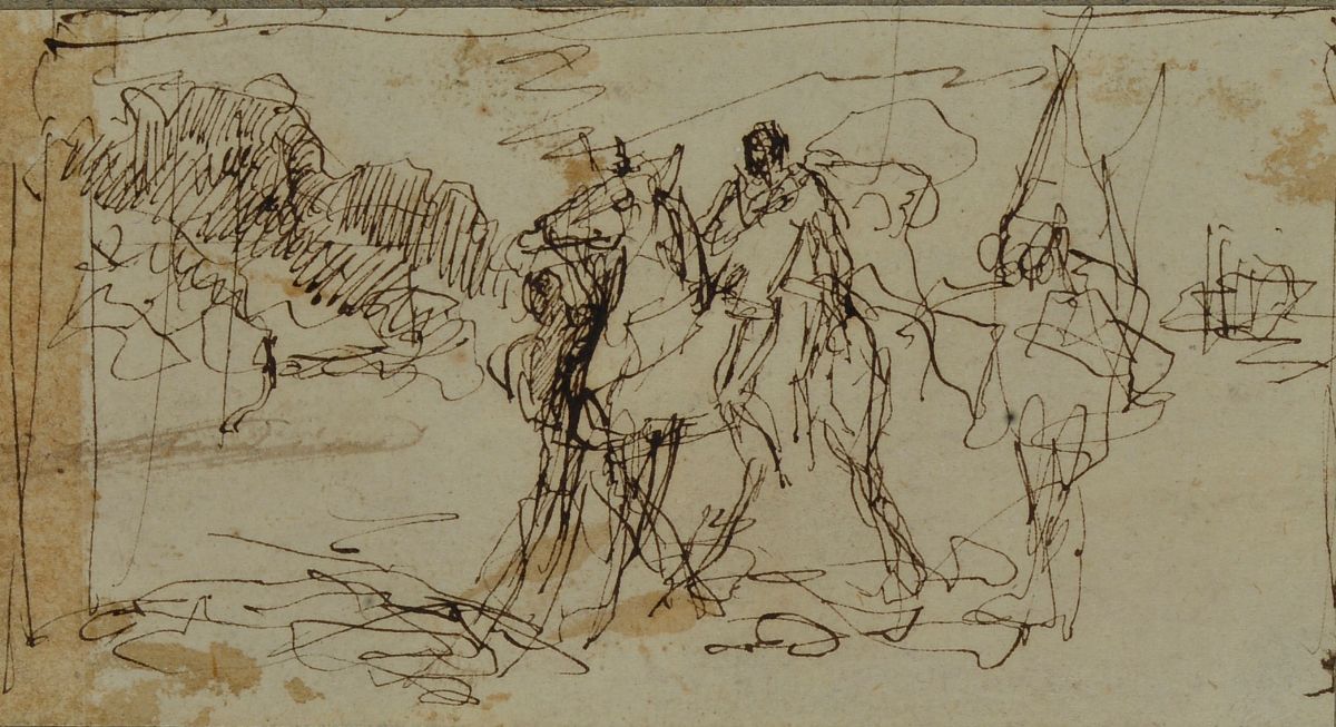 Lotto Composto da Sette Disegni