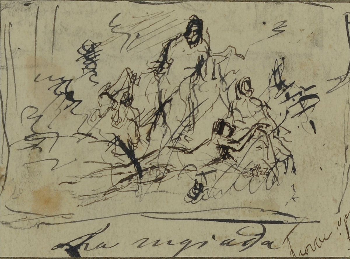 Lotto Composto da Sette Disegni