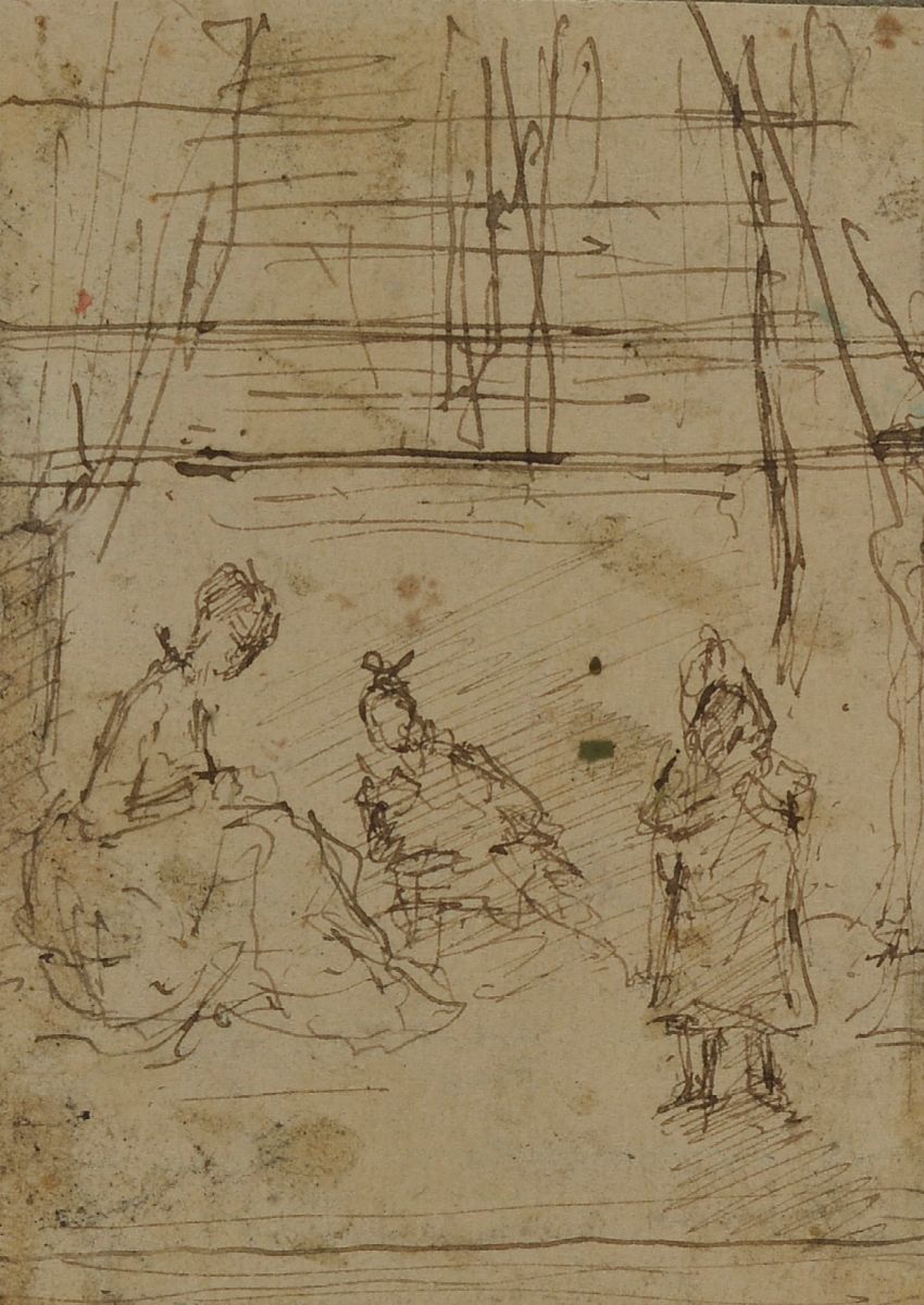 Lotto Composto da Sette Disegni