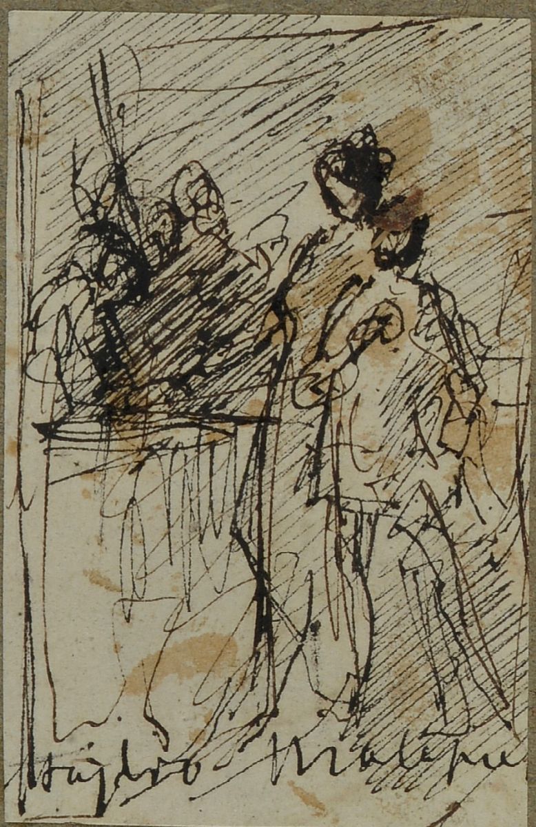 Lotto Composto da Sette Disegni
