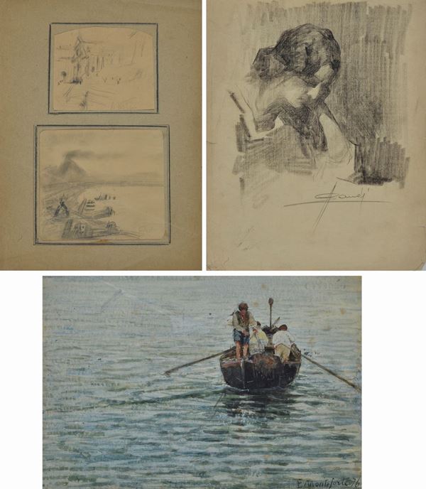Lot consisting of four works
