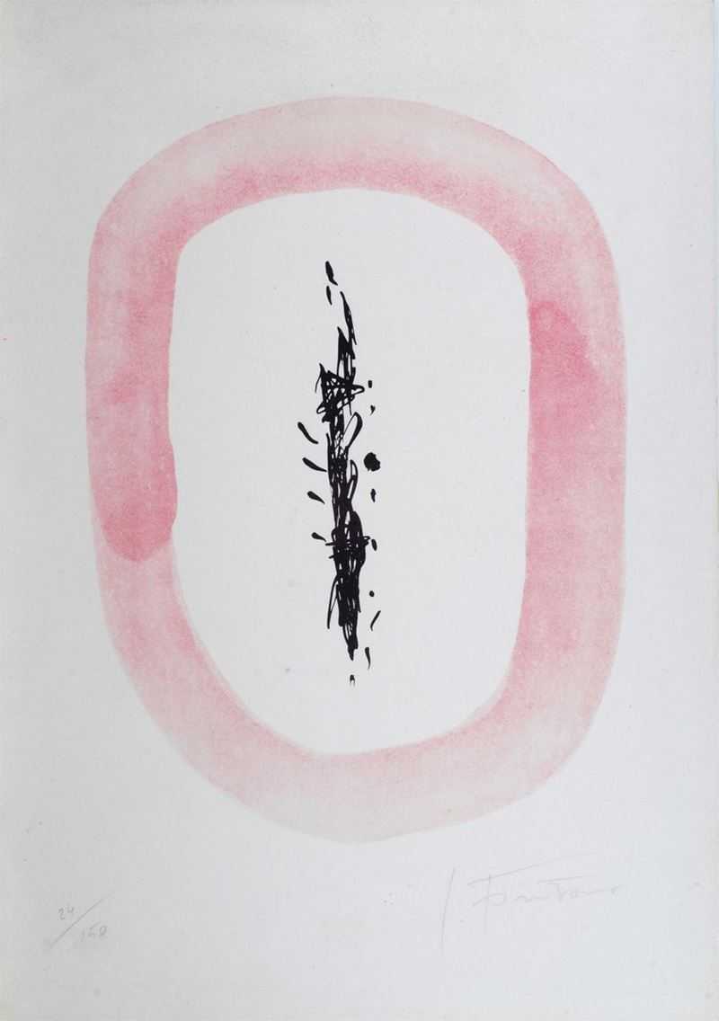 Lucio Fontana - Senza Titolo