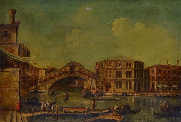 Maniera di Francesco Guardi - Veduta di Venezia