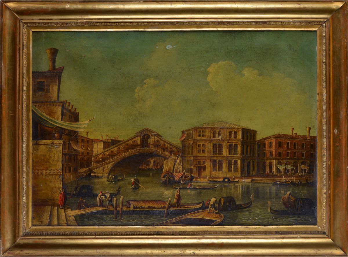 Maniera di Francesco Guardi - Veduta di Venezia