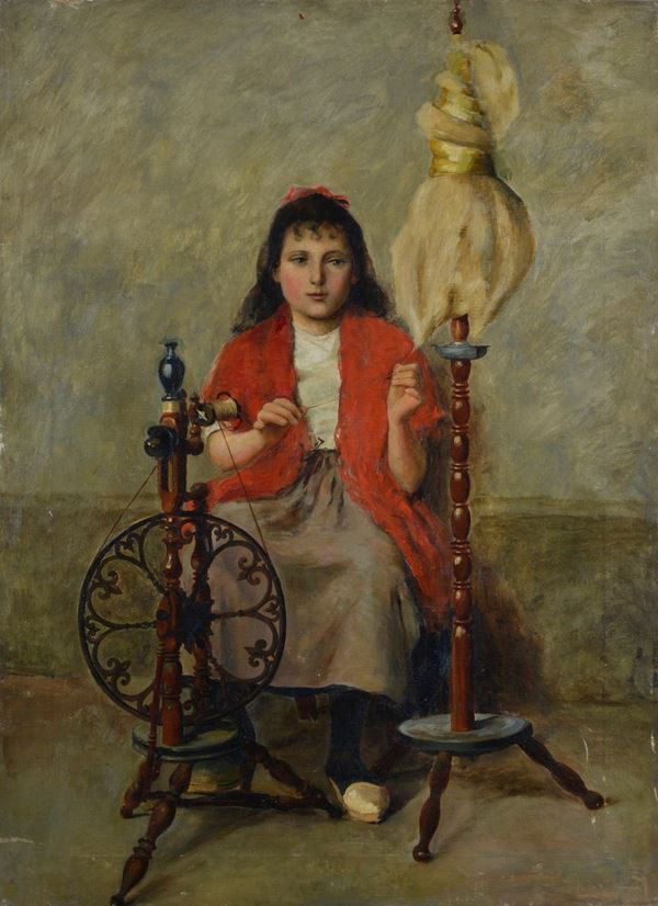 Luigi Bechi - The little spinner