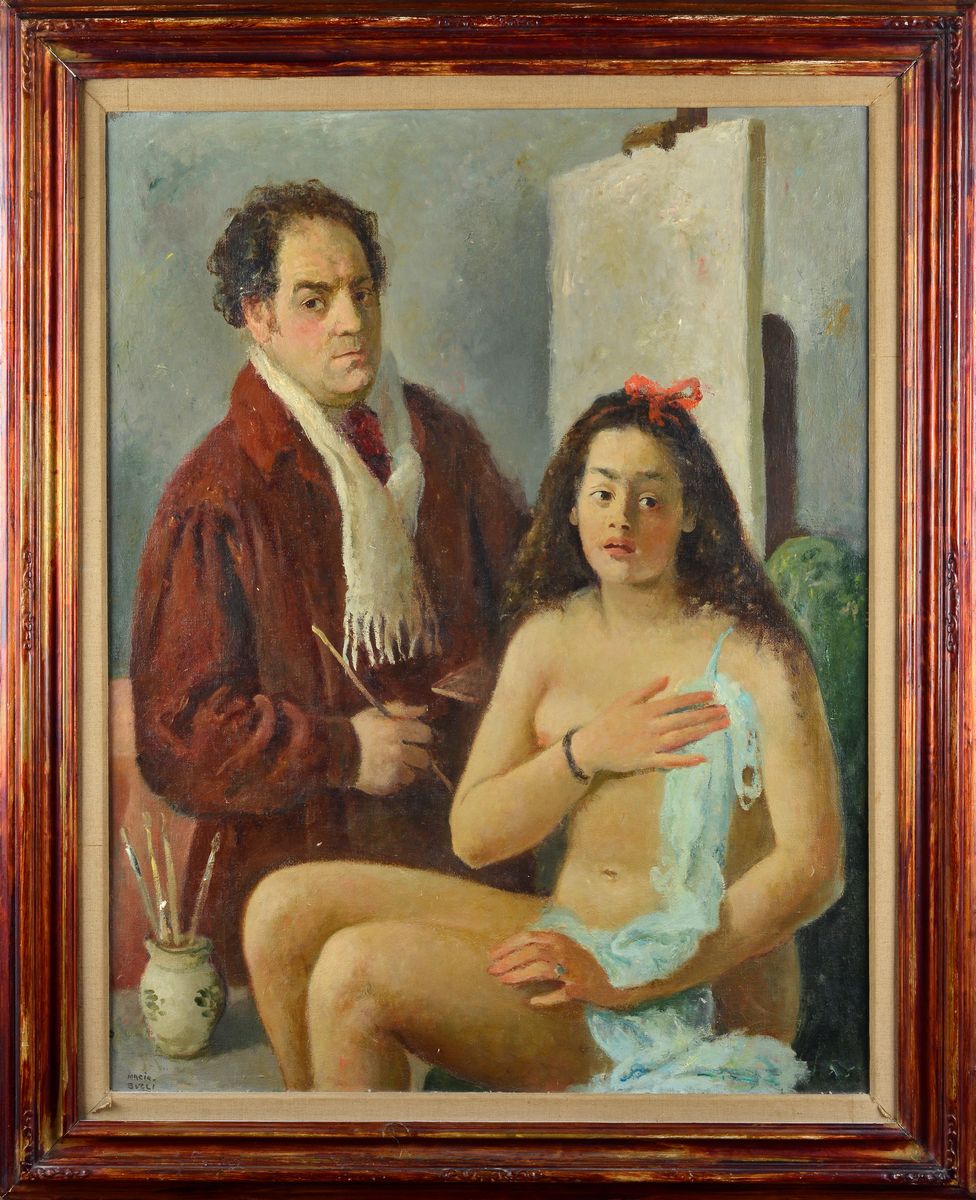 Mario Bucci - Il Pittore e la Modella