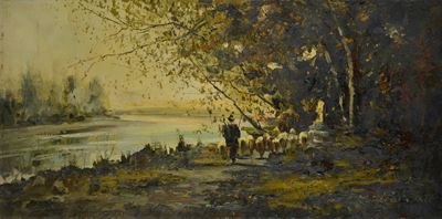 Paesaggio con Pastore e Gregge