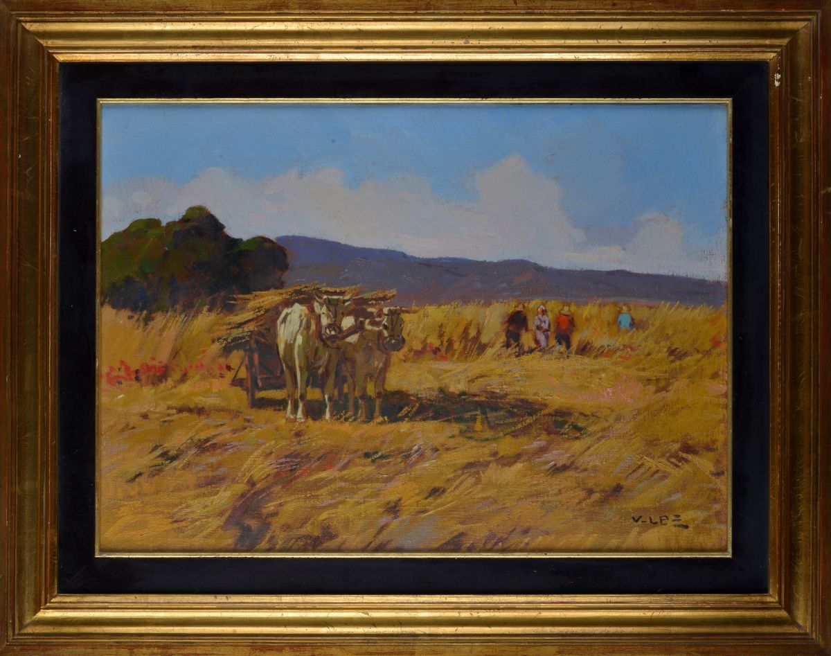 Angiolo Volpe - Raccolta di Grano