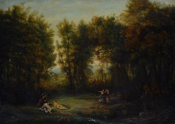Narcisso Virgilio Diaz de la Pena - Landscape with nymphs