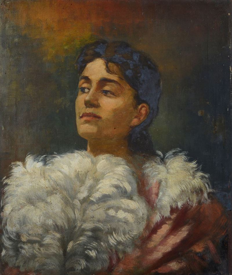 Salvatore Postiglione - Ritratto di Eleonora Duse