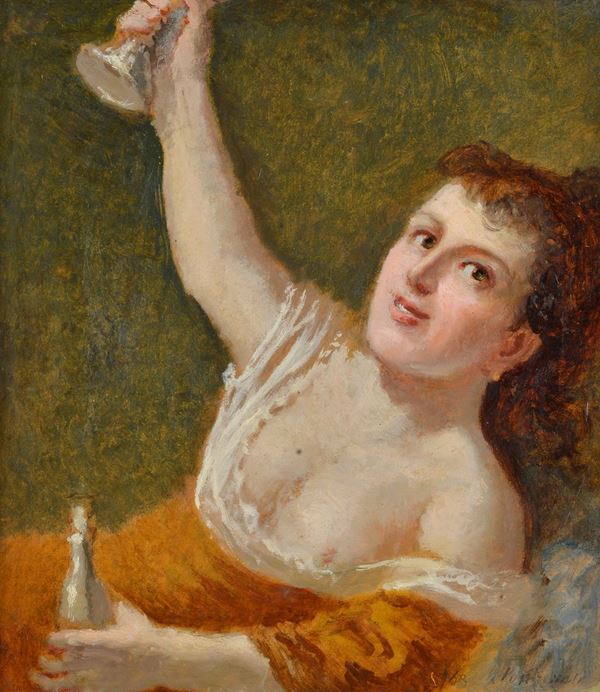 Anonimo, XX sec. - Ritratto di ragazza