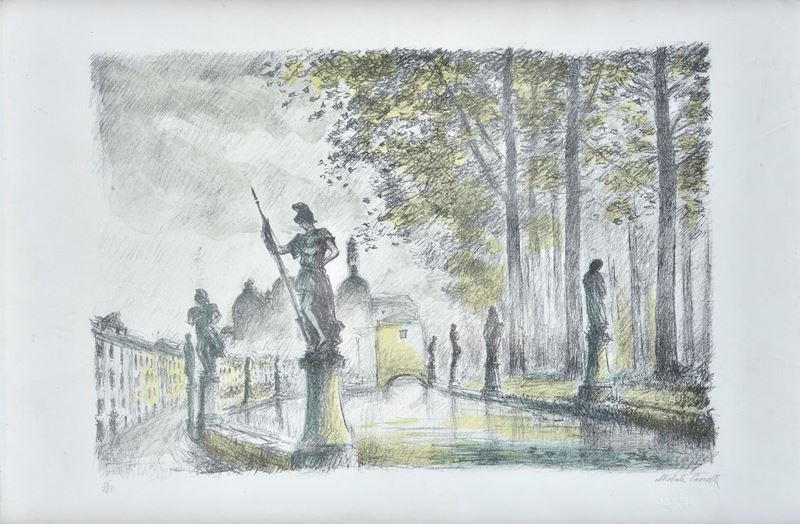 Michele Cascella - Prato della Valle - Padova