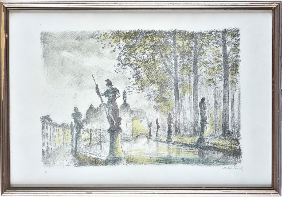 Michele Cascella - Prato della Valle - Padova