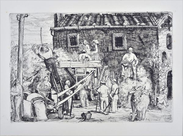 Remo Brindisi - Farmers at work