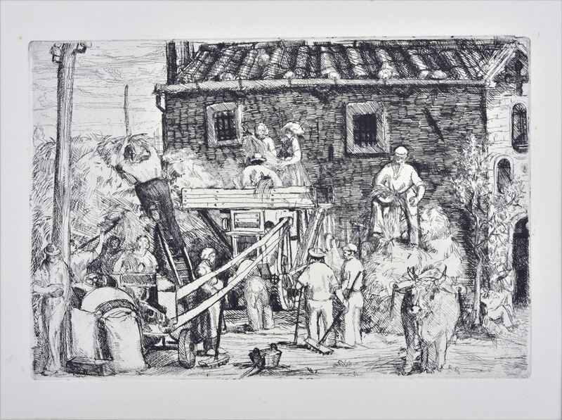 Remo Brindisi - Contadini al Lavoro