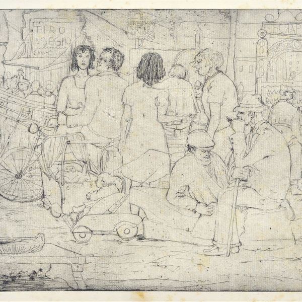 Remo Brindisi - Figures on the street