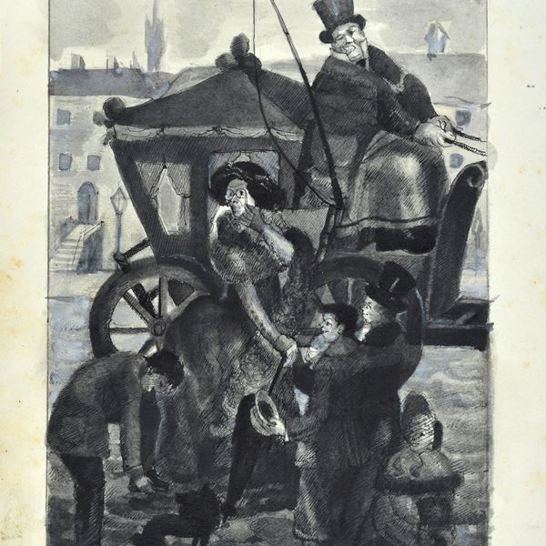 Remo Brindisi - The descent from the carriage
