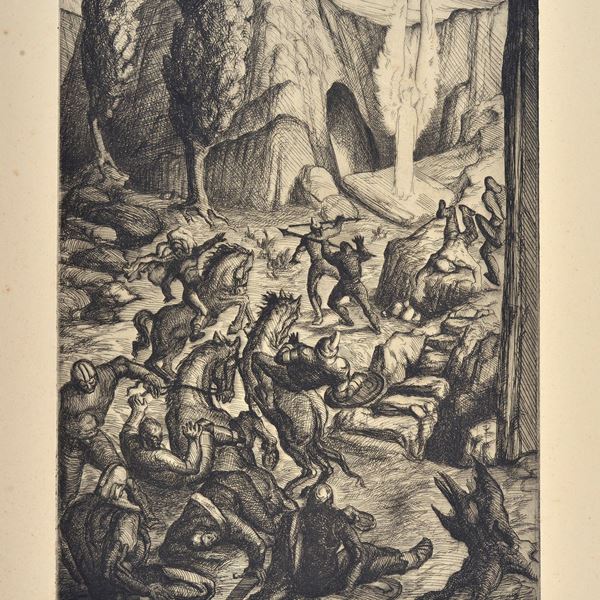 Salvatore Fiume - The angel appears to the Maccabees