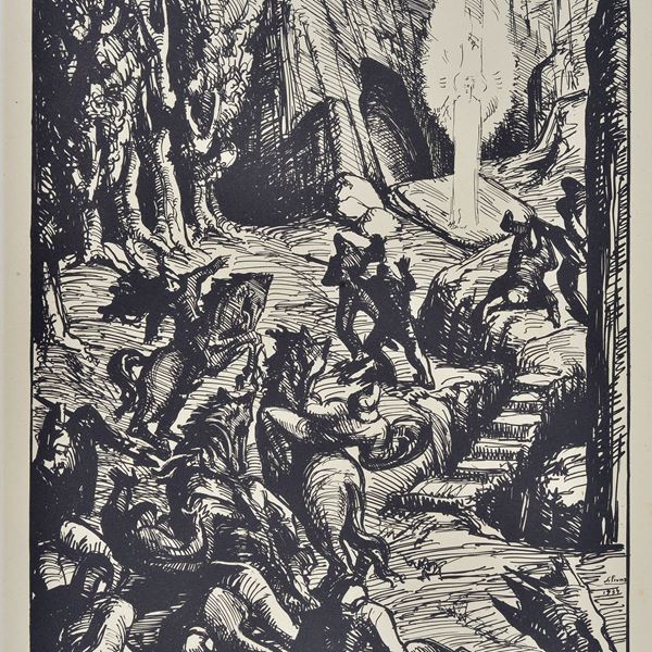 Salvatore Fiume - The angel appears to the Maccabees
