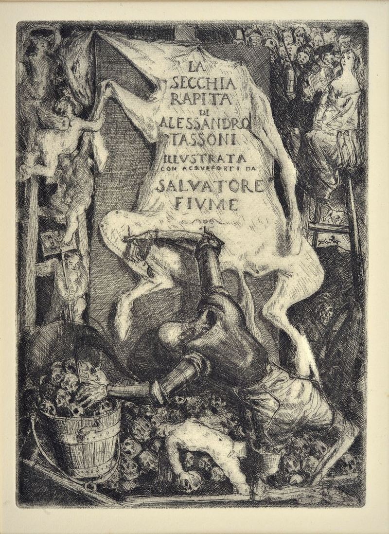 Salvatore Fiume - Frontespizio De "la Secchia Rapita"