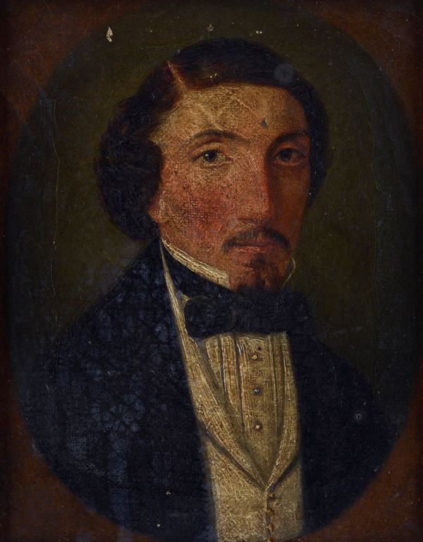 Anonimo, XIX sec. - Ritratto di aristocratico