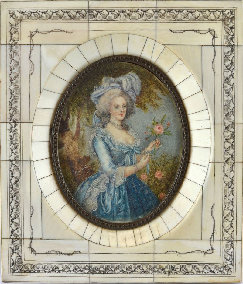 Anonimo, XIX Sec. - Ritratto di Nobildonna