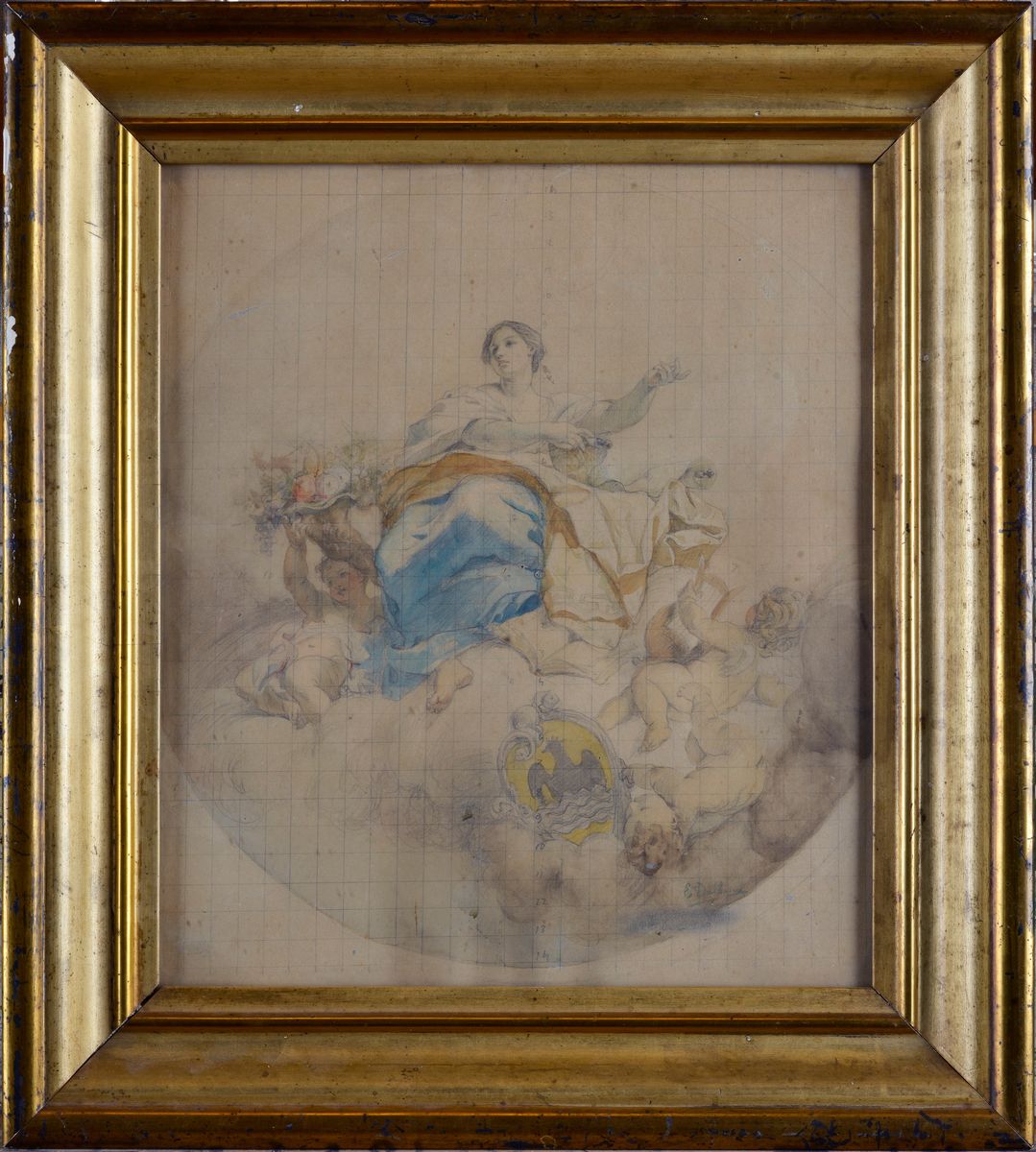 Edoardo Dalbono - Progetto per Affresco
