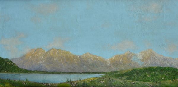 Emilio Longoni - Lake landscape