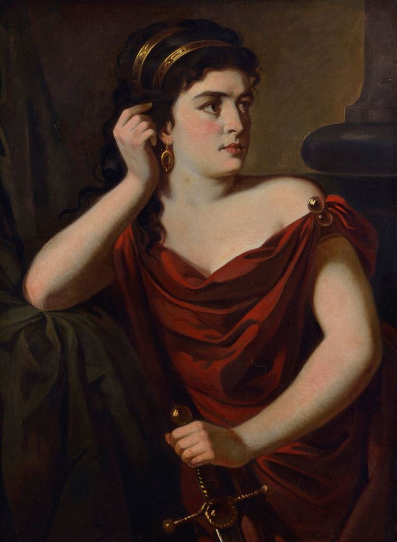 Anonimo, XIX Sec. - La Regina Tomiri