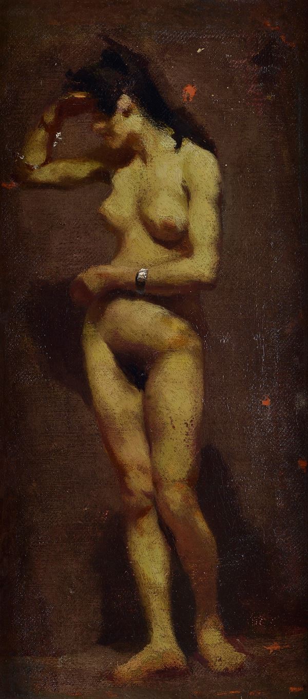 Attr. a Gaetano Previati - Nude of woman