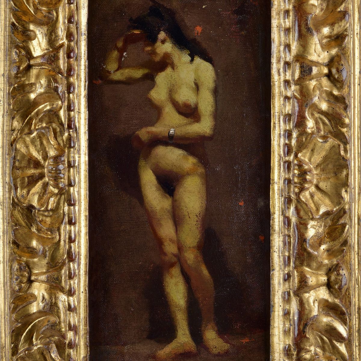Attr. a Gaetano Previati - Nudo di Donna