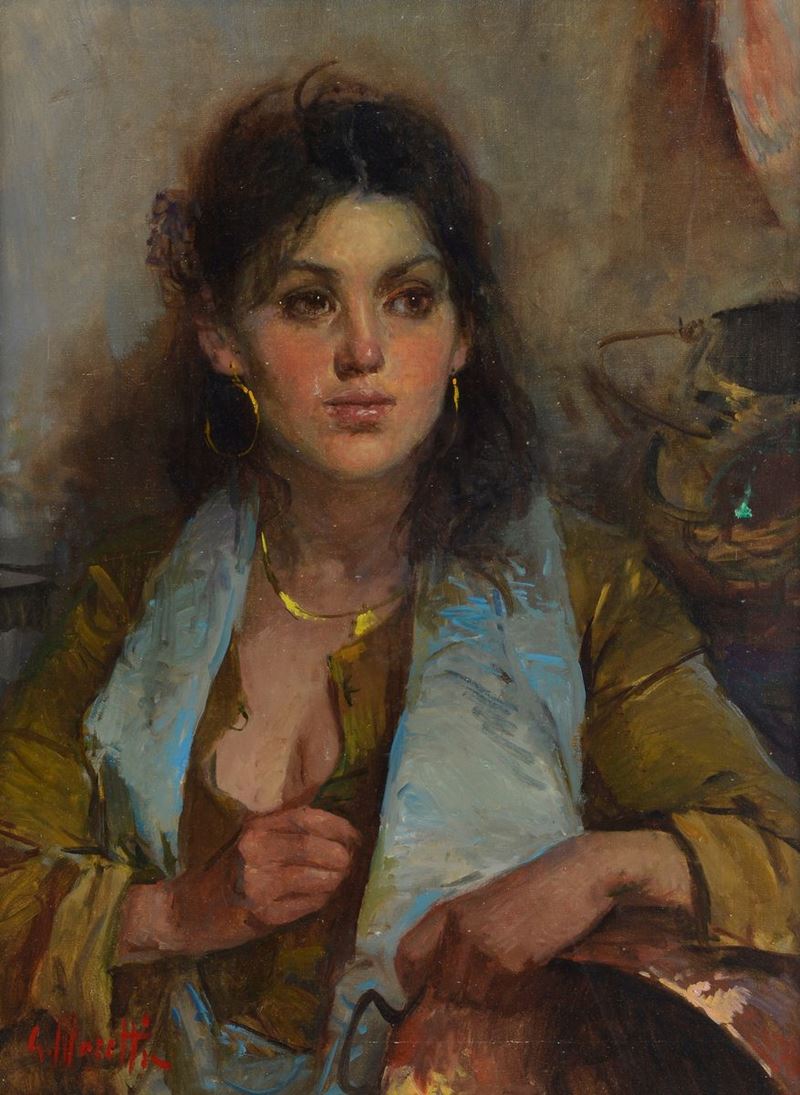 Giacomo Moretti - Ritratto di Popolana
