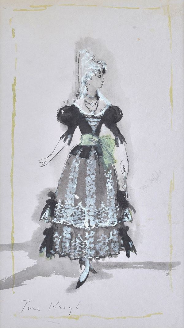 Tom Keogh - Ragazza con ventaglio