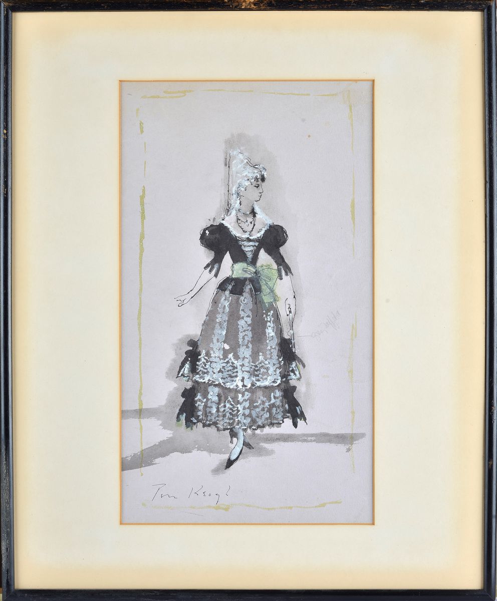 Tom Keogh - Ragazza con Ventaglio