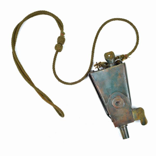 Fiasca da polvere per  Bersagliere Modello 1844  - Asta ARMI ANTICHE E MILITARIA - Galleria Pananti Casa d'Aste