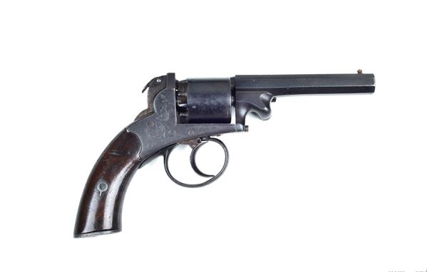 Adams type revolver in case