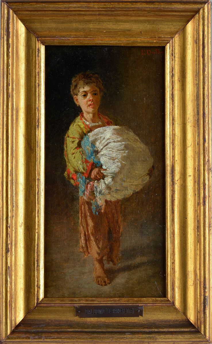 Edoardo Dalbono - Piccola Lavandaia
