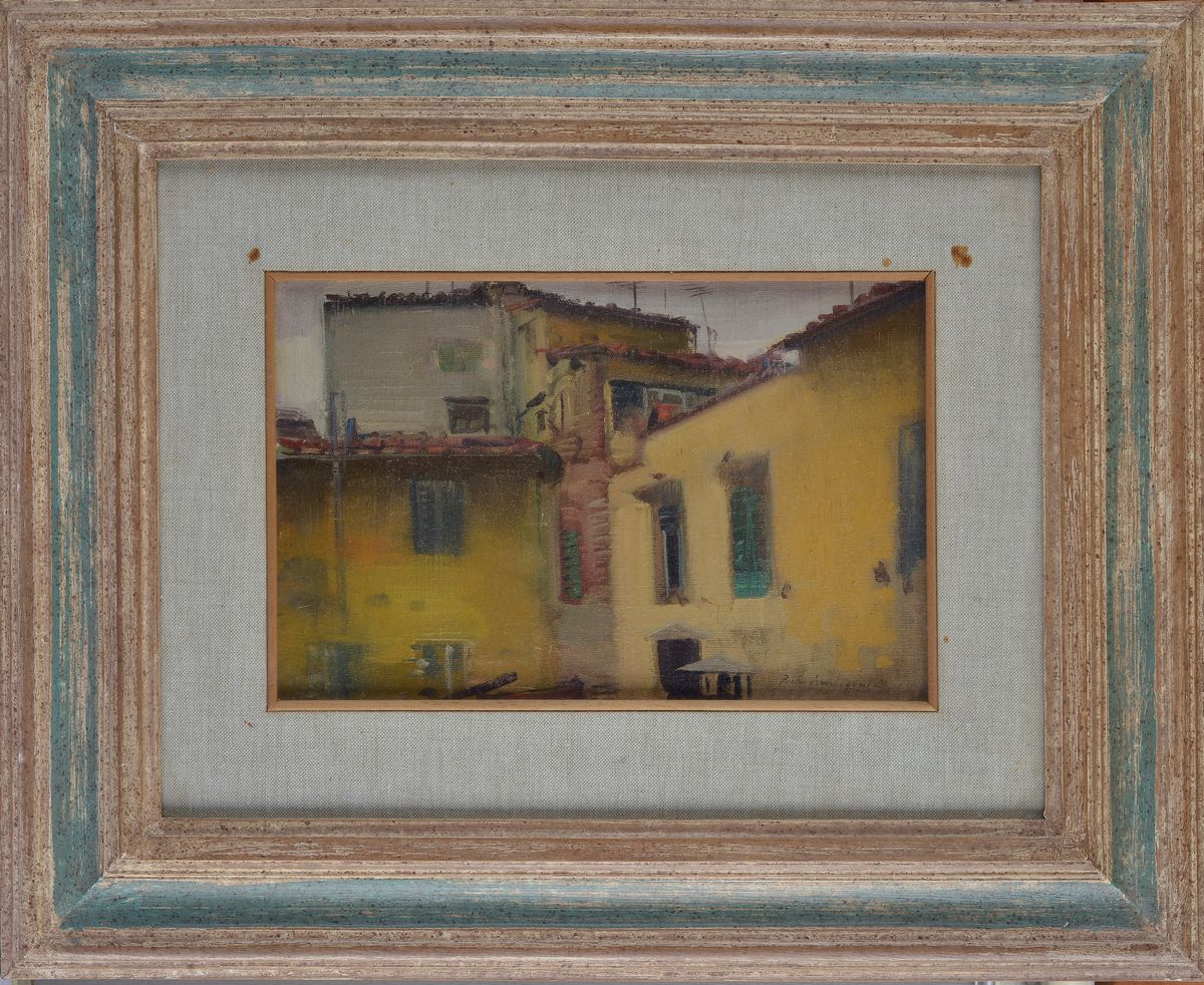 Pietro Annigoni - Case dallo Studio