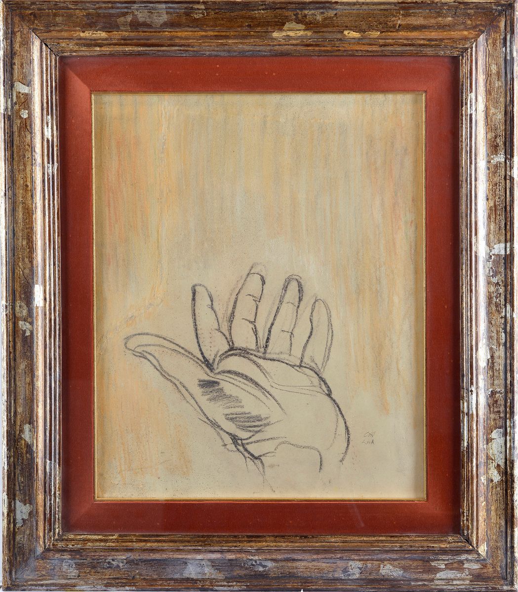Pietro Annigoni - Studio di Mano del Profeta Isaia (per L'affresco in San Michele Arcangelo a Pon...