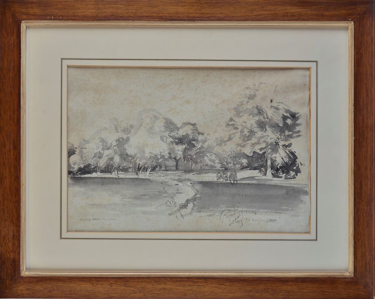 Pietro Annigoni - Parco di Nymphenburg, Monaco di Baviera