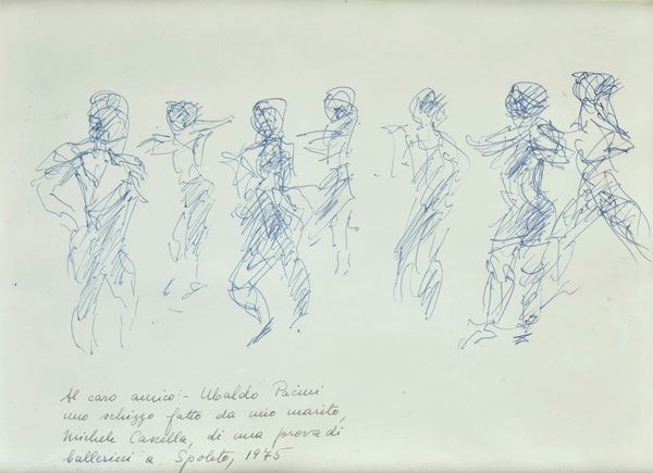 Michele Cascella - Sketch for dancers