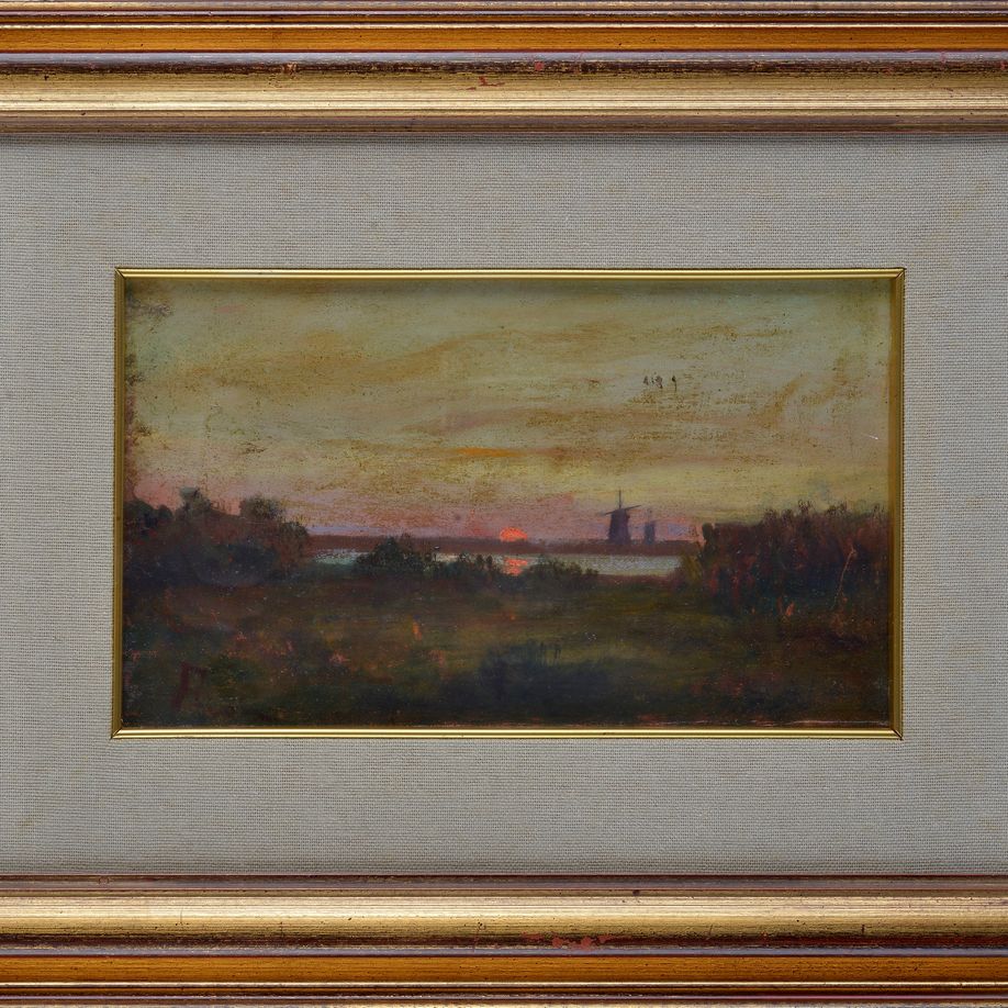 Walter Fusi - Paesaggio al Tramonto
