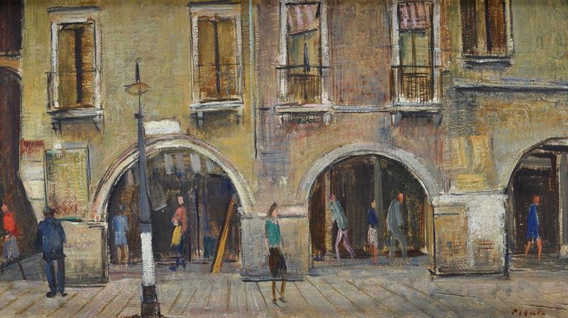 Orazio Pigato - Portici a Chioggia
