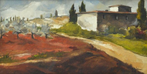 Gianfranco Frezzolini - Paesaggio con case