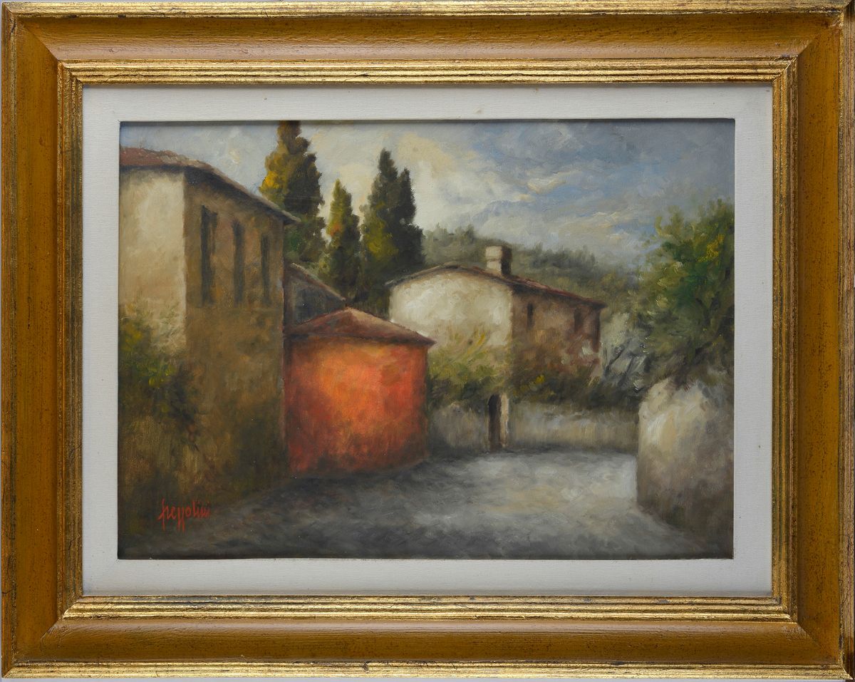 Gianfranco Frezzolini - Strada con Case