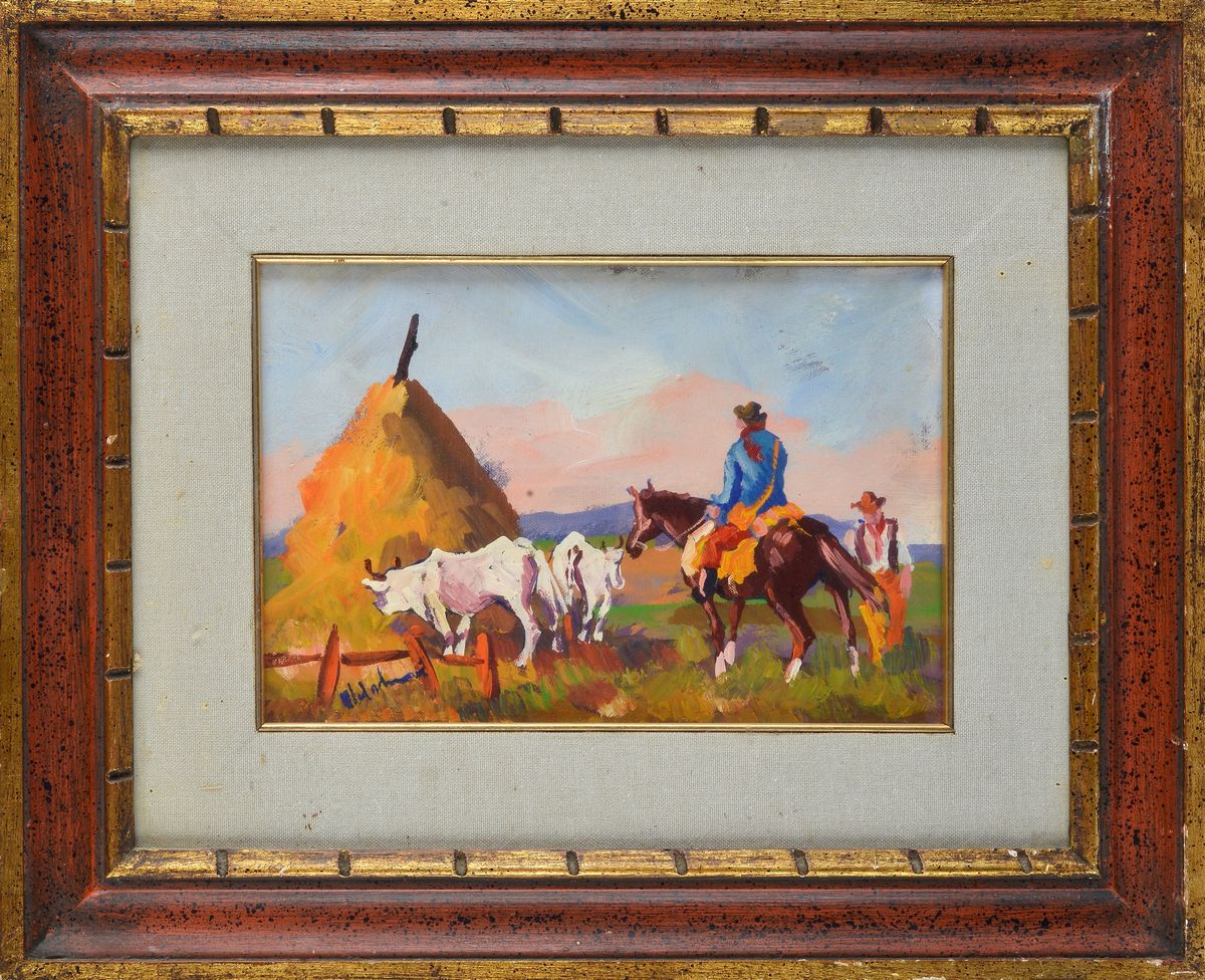 Renzo Martini - Pascolo nella Campagna Maremmana
