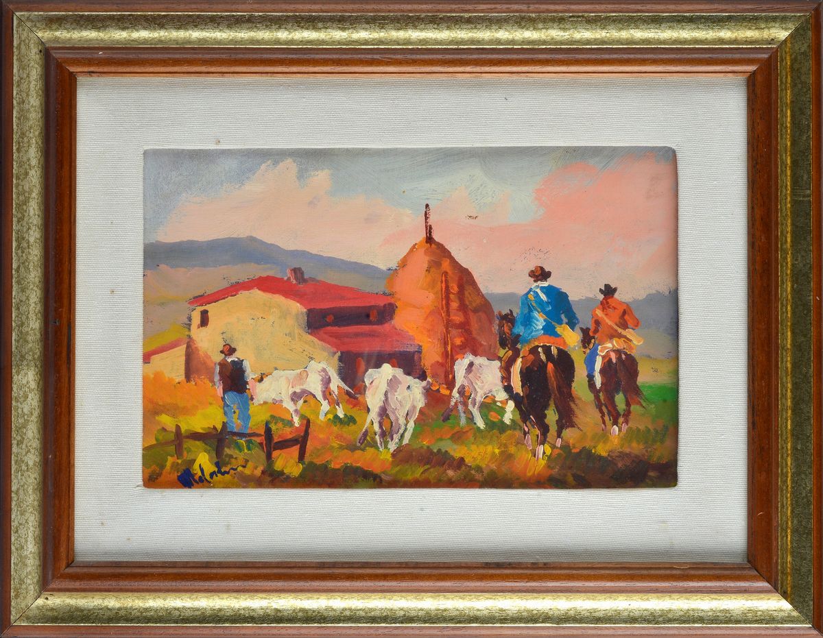 Renzo Martini - Casa Colonica e Pascolo in Maremma