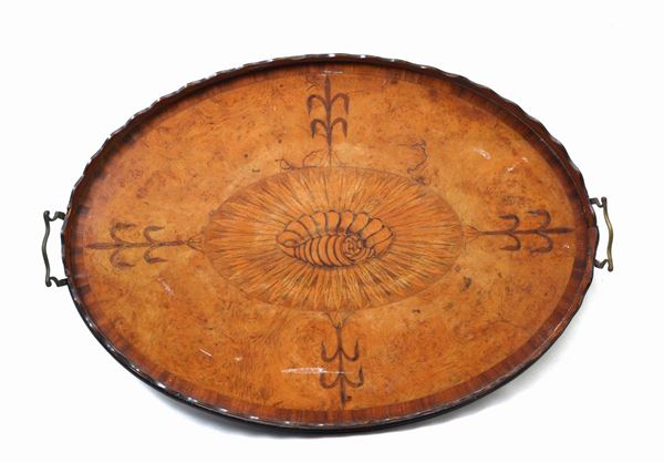 Tray  - Auction FURNITURE AND WORKS COMING FROM A LIVORNO RESIDENCE - Galleria Pananti Casa d'Aste