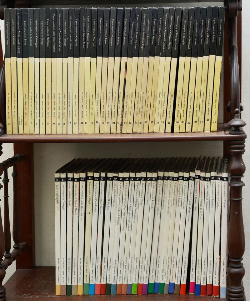 Collezione De i Classici Dell'arte Rizzoli, dal N. 2 al 66