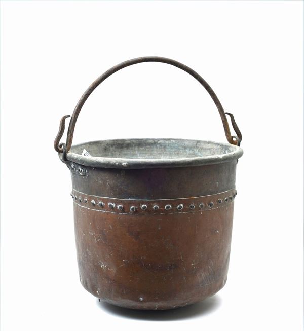 Large cauldron  - Auction FURNITURE AND WORKS COMING FROM A LIVORNO RESIDENCE - Galleria Pananti Casa d'Aste